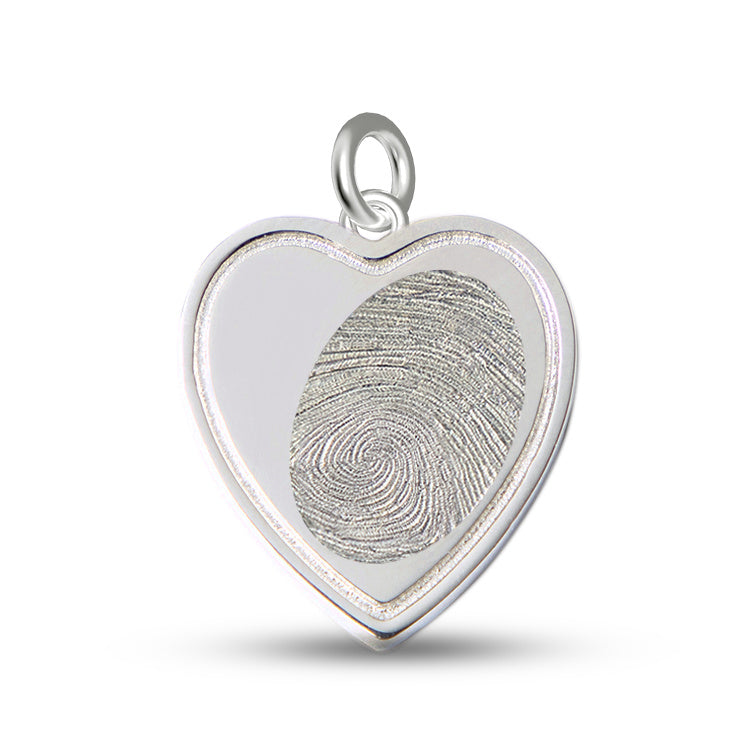 Heart Fingerprint Pendant - Greenhaven