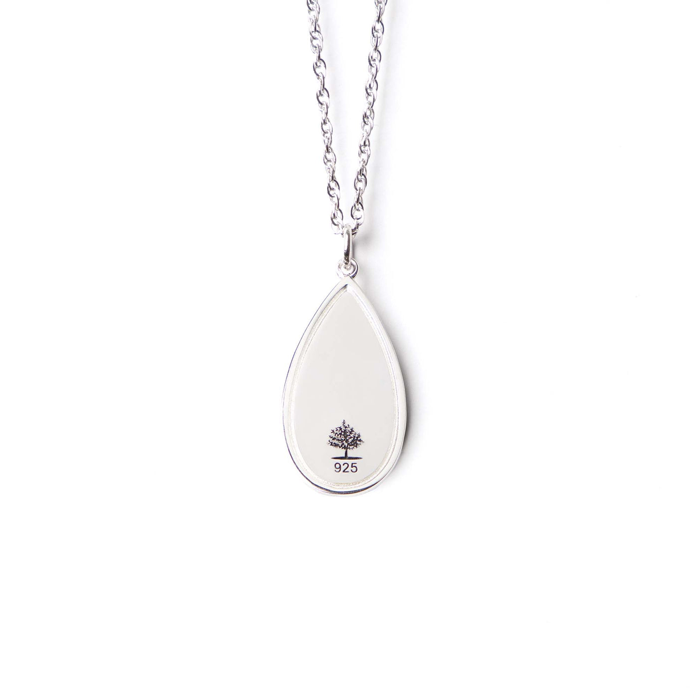 Teardrop Fingerprint Pendant - Greenhaven