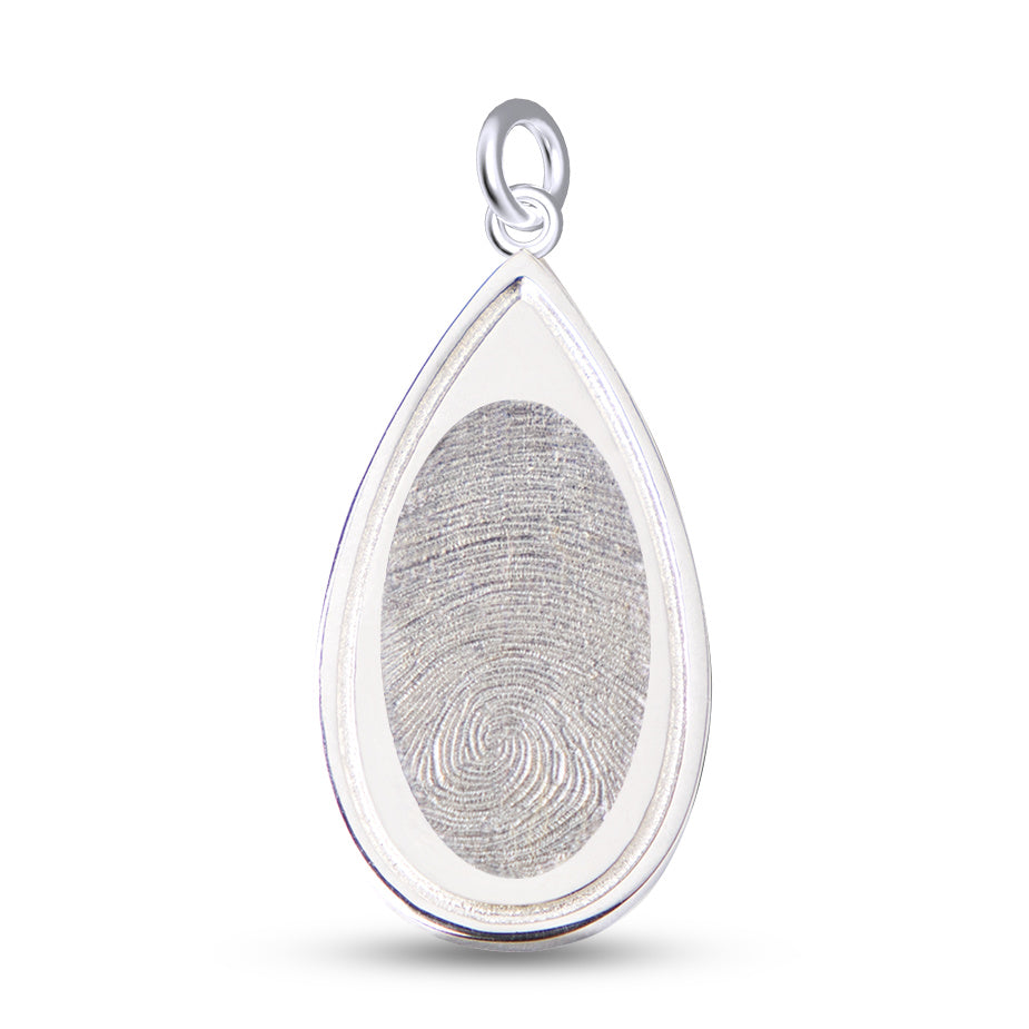 Teardrop Fingerprint Pendant - Greenhaven