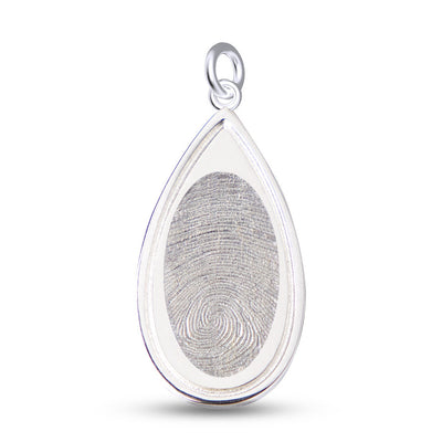 Teardrop Fingerprint Pendant - Greenhaven